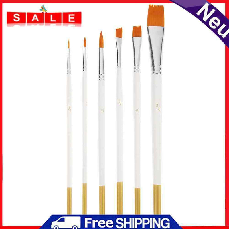 Matefield Painter's Brushes, Kids, Crafting, Watercolors, Acrylic, 6 S