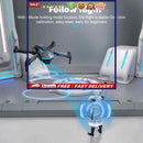 4k HD Dual Camera Rc Drone Obstacle Avoidance Follow Me Foldable with Led Lights