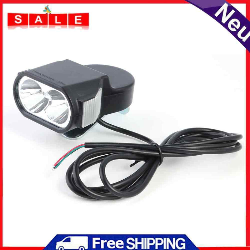 Electric Bicycle Front Light 36V 48V 60V E-Bike Headlight Cycling Accessories