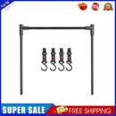 #A Shine Trip Folding Camping Hanging Rack Shelf Light Holder Clothes Storage