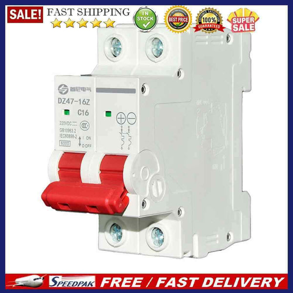 2P DC 1000V Solar Mini Circuit Breaker for PV System Photovoltaic Power Swi