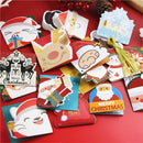 Santa Claus Xmas Party Decor Postcard Greeting Cards Gift Cards Blessing