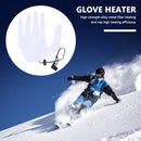 Heated Five-Finger Gloves Sheet Outdoor Cycling Hand Warmer Pad (No Switch)