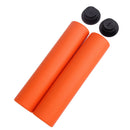 Bike Grips UltraLight Silicone Material Handlebar MTB Bicycle Grip(Orange) Newly