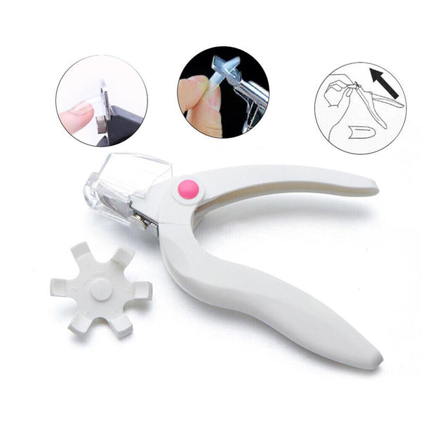 White False Nail Tip Cutter Clipper Slicer Nails Edge Salon Art Tip Trimmer