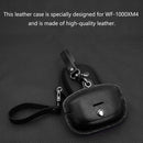 Leather Protective Case Wireless Headset Charging Box Cover for Sony WF-1000XM4