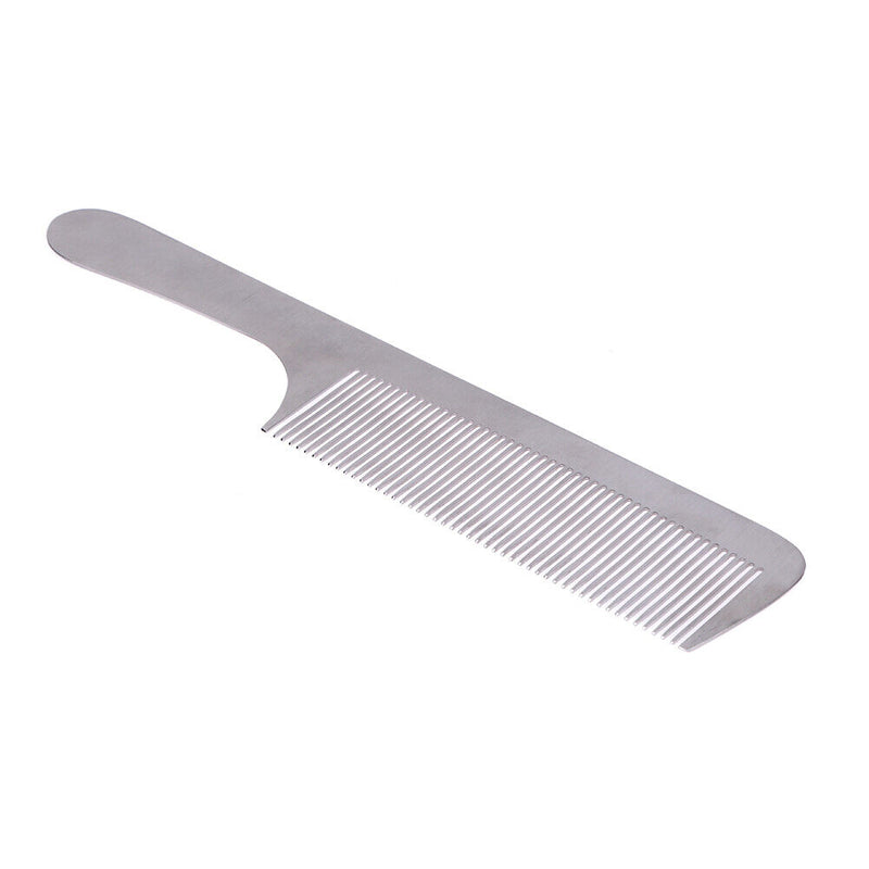 Anti-static Stainless Steel Comb Professional Salon Hair Styling Barber Tools US