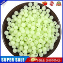 100pc/Lot Fishing Floats Beads Luminous Light Glow Balls Fishing Bait (8mm)