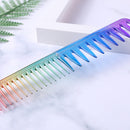 Anti-Static Rainbow Hair Comb Double Head Entangled Hair Styling Tool (4) Newly