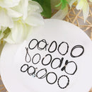 24pcs/set Women Hair Rubber Bands Korean Girls Elastic Hair Rope Ponytail Hol