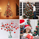 24pcs Christmas Love Balls Ornaments, Assorted Pendant for Tree Party Decor