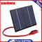 Weiounimoto 1.5W 12V Solar Cell Polysilicon Flexible DIY Solar Panel Power Ban