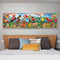 Drill Point Handcraft DIY Fence Birds Full Diamond Painting Canvas Mosaic Kit