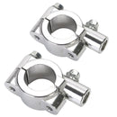 2PCS Universal Motorcycle Handlebar Mirror 22mm 7/8" Aluminum Alloy Moto L