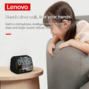 Bluetooth-Compatible Speaker Wireless Desktop Alarm Clock Player (Black)