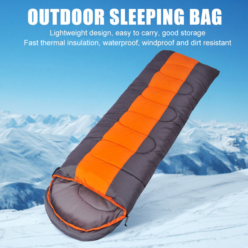 Windproof Sleeping Bag for Adults Outdoor Camping Warm Sleeping Pouch Blanket