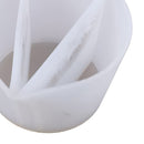Split Color Mixing Cups Paints Art Tool 3 Channels Pouring Cup White (2) Newly