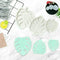 Tropical Leaf Palm Silicone Fondant Sugarcraft Mould Cake Mold AU Baking T1B8