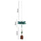5D Dragonfly Diamond Painting Wind Chime Pendant Mosaic Kit Decor (DZ3062)