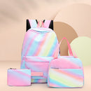 #A Student Schoolbag Laptop Bookbag Three Piece Insulated Lunch Tote Bag Pencil