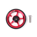 Mi.Xim Aluminum Easy Wheel with M6 Bolt for Brompton Folding Bike (Red) Newly