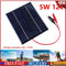 Portable Waterproof Solar Panel 5W 12V Outdoor DIY Polysilicon Epoxy Panels