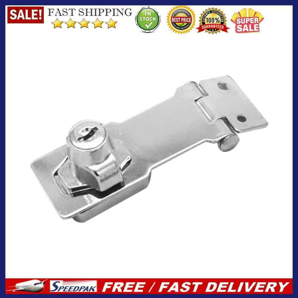 Punch-Free Stainless Steel Drawer Lock Security Thickened Cabinet Door Bolt L