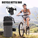 Bike Handlebar Stem Kettle Bag Cycling Insulated Water Bottle Pouch (Grey) Newly