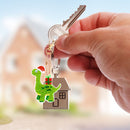 5D DIY Full Special Drill Diamond Painting Keychain Art Pendant(22x8cm) Newly