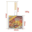 Barbecue Grilling Basket Grill BBQ Net Steak Meat Fish D3T4 Tool AU Holder Y5Y7