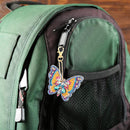 4pcs Butterfly 5D Full Drill Special Diamond Painting Key Chain Key Ring Newly