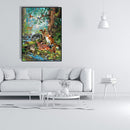 Painting By Numbers Kit DIY Animal World Hand Painted Canvas Oil Art Pictur
