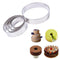 5pcs Circle Steel Cookie Cake Cutter Biscuit Diy Baking L6C0 Pastry J1I7