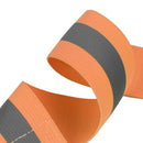 Night Reflective Safety Belt Outdoor Arm Strap Luminous Arm Band (Orange) Newly