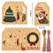 Wrapping Snowflake Christmas Tags Hanging Label Xmas Decorations Gift Cards