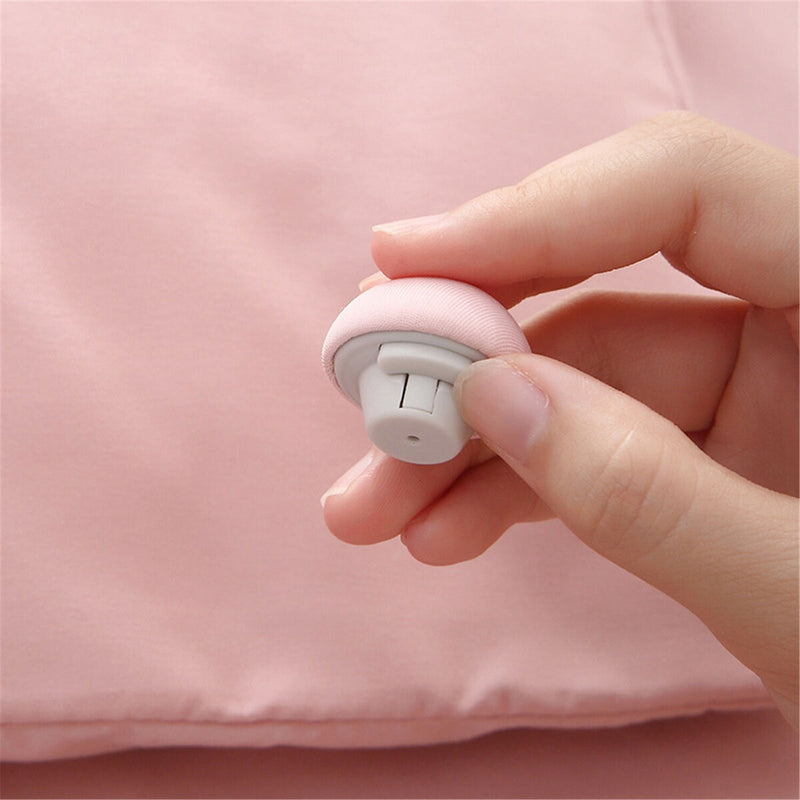 Quilt Fixer Mushroom Quilt Holder Bed Sheets Buckle Mattress Clip