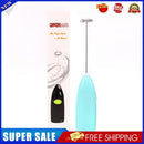 Electric Eggbeater Milk Drink Coffee Blender Egg Beater Stirrer (Blue)