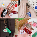 Meaning Sweet Chinese Word Acrylic Pendant Keychain Text Blessing Keychain