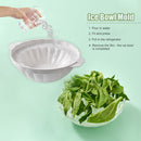 Homemade Ice Bowl Molds DIY Quick-Freezing Creative Container (White S)