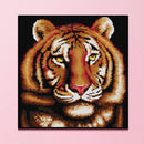 Full Cross Stitch 14CT Cotton Thread DIY Tiger Stamped Needlework Craft Home Art