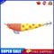 #A 100mm 12g Sinking Fishing Lures Luminous Wood Shrimp Bait with Squid Jigs Hoo