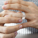 Butterfly Open Couple Ring Stainless Steel Lover Wedding Rings Men Women Jewelry