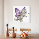 5D DIY Part Special Shaped Drill Diamond Painting Cat Art Decor (YX292) Newly