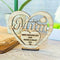 Mother's Day Wooden Heart-shaped Happy Day Mum Ornament Gift Best E6B4