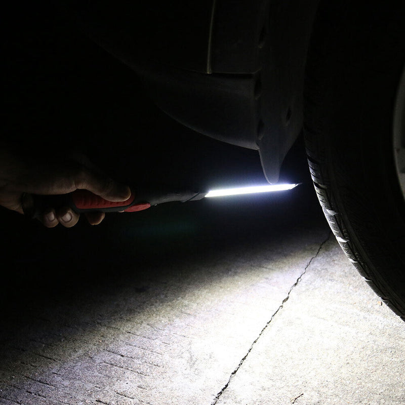 COB LED Torch Waterproof Inspection Light for Car Repair Workshop (Red)