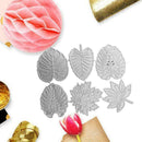 6 Pcs/Set Cutting Dies Leaf Shape Scrapbooking Craft Paper 7Y6T Cuts E die L8B0