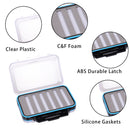 Fly Fishing Boxes 2 Sides C&F Foams insert Waterproof Flies Fishing Box Jig Box