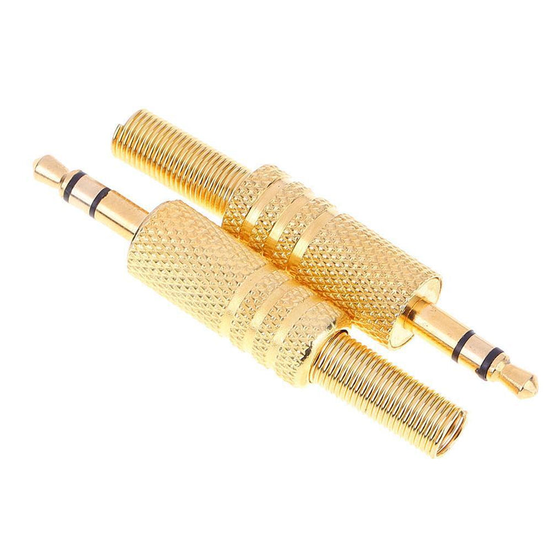 2pcs Stereo 3.5mm 1/8 In Headphone Earphone DIY Audio Jack Connector