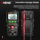 ANENG M107 4000 Counts Smart Digital Multimeter NCV DC AC Tester (Black) Newly