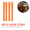 4x 32cm Motorcycle Tie Downs Soft Straps UTV ATV Hook Belt Endless Loops Bandage